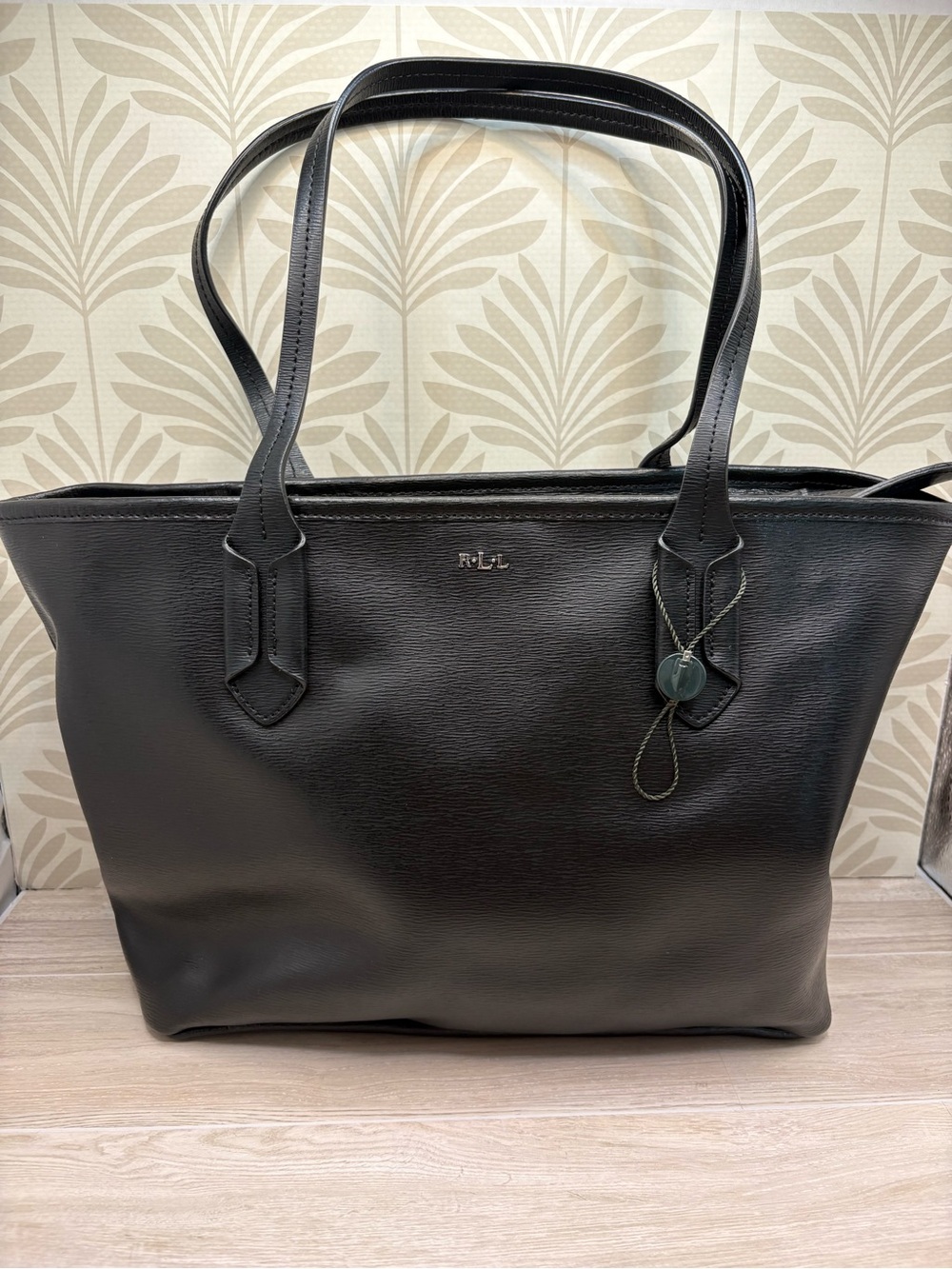 RALPH LAUREN Black Tote Bag